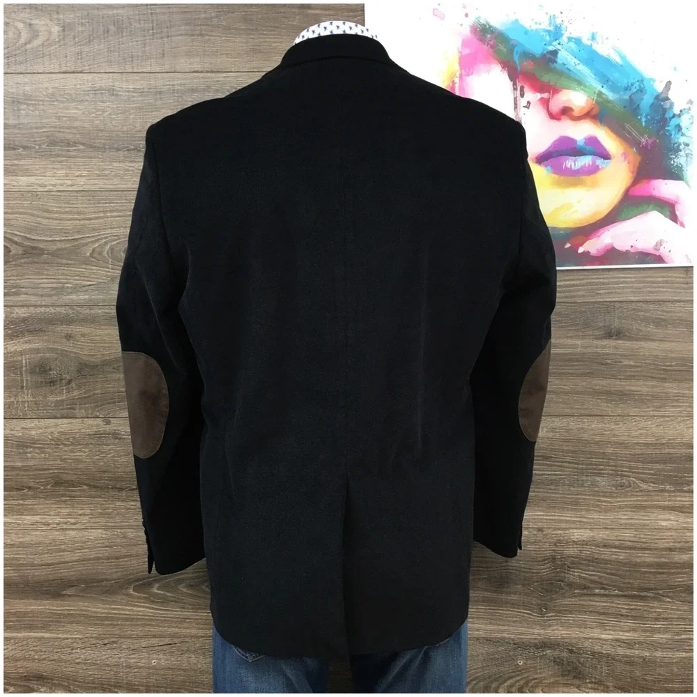 RALPH LAUREN Mens Corduroy Blazer Sport Coat Casual Jacket Size 44L Classic Suit